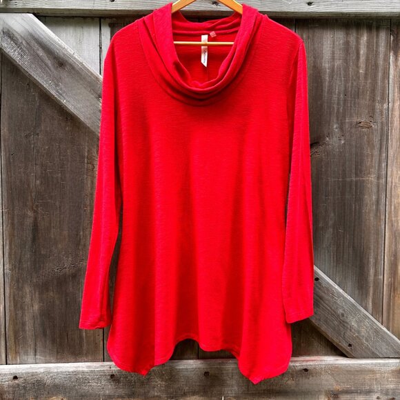 NY Collection Cowl Neck Tunic size large - Picture 5 of 5